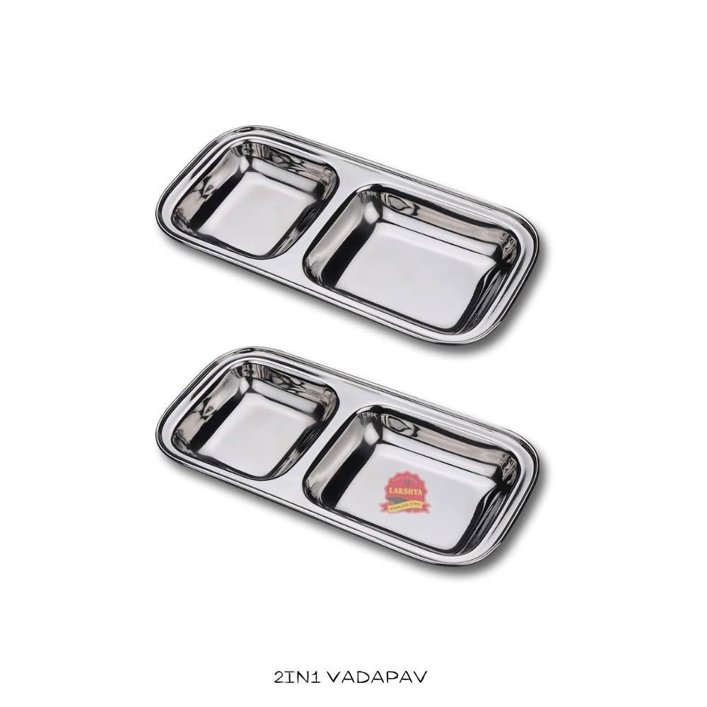 Compartment Plate 2 In 1 Plate