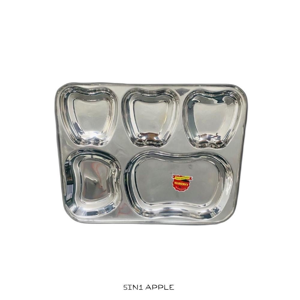 Compartment Plate Apple