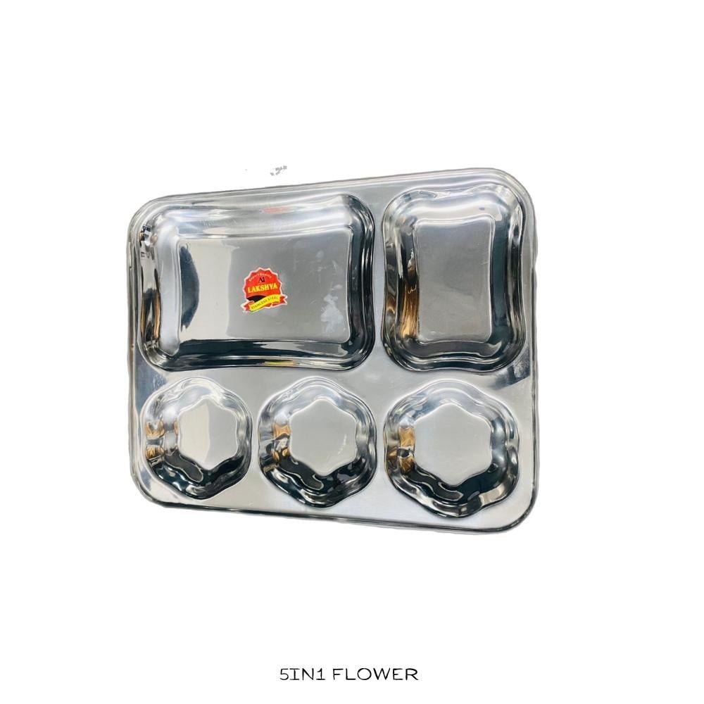 Compartment Plate Flower