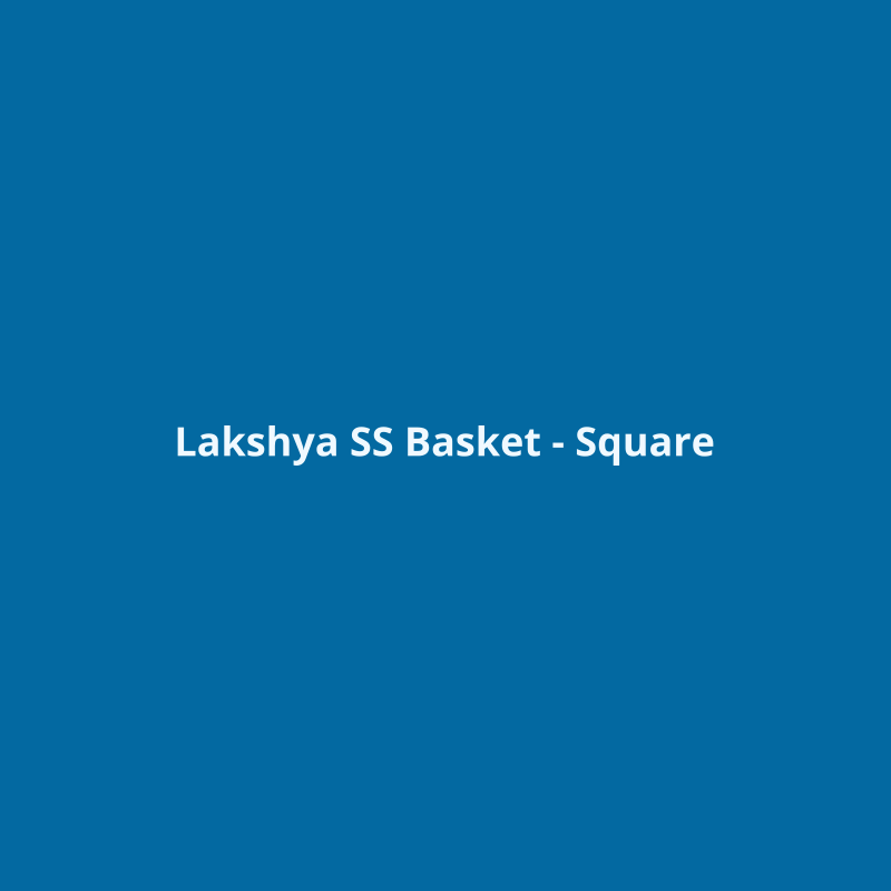 Stainless Steel Basket - Square