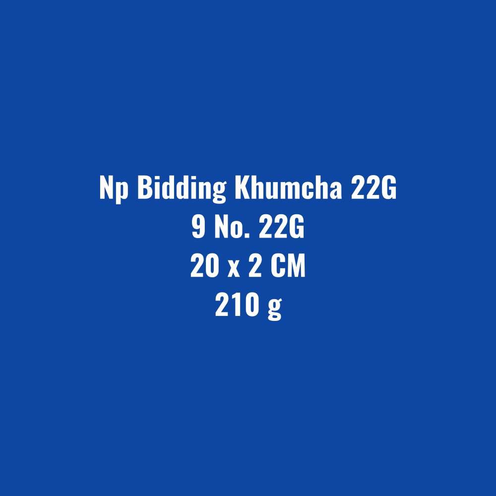 Np Bidding Khumcha 22G| Mp Bidding Tat Thali