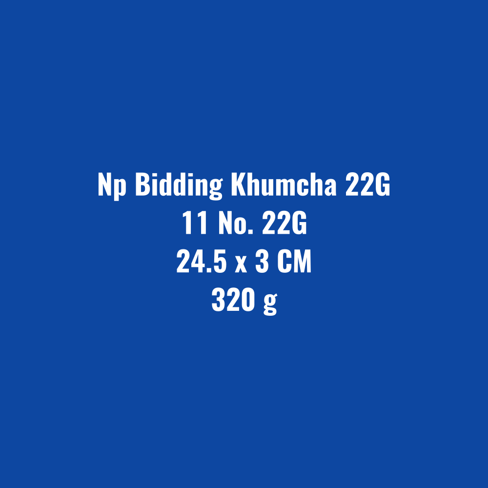 Np Bidding Khumcha 22G| Mp Bidding Tat Thali