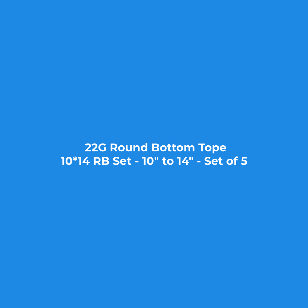 Stainless Steel Tope (Bhagona) 22G Round Bottom