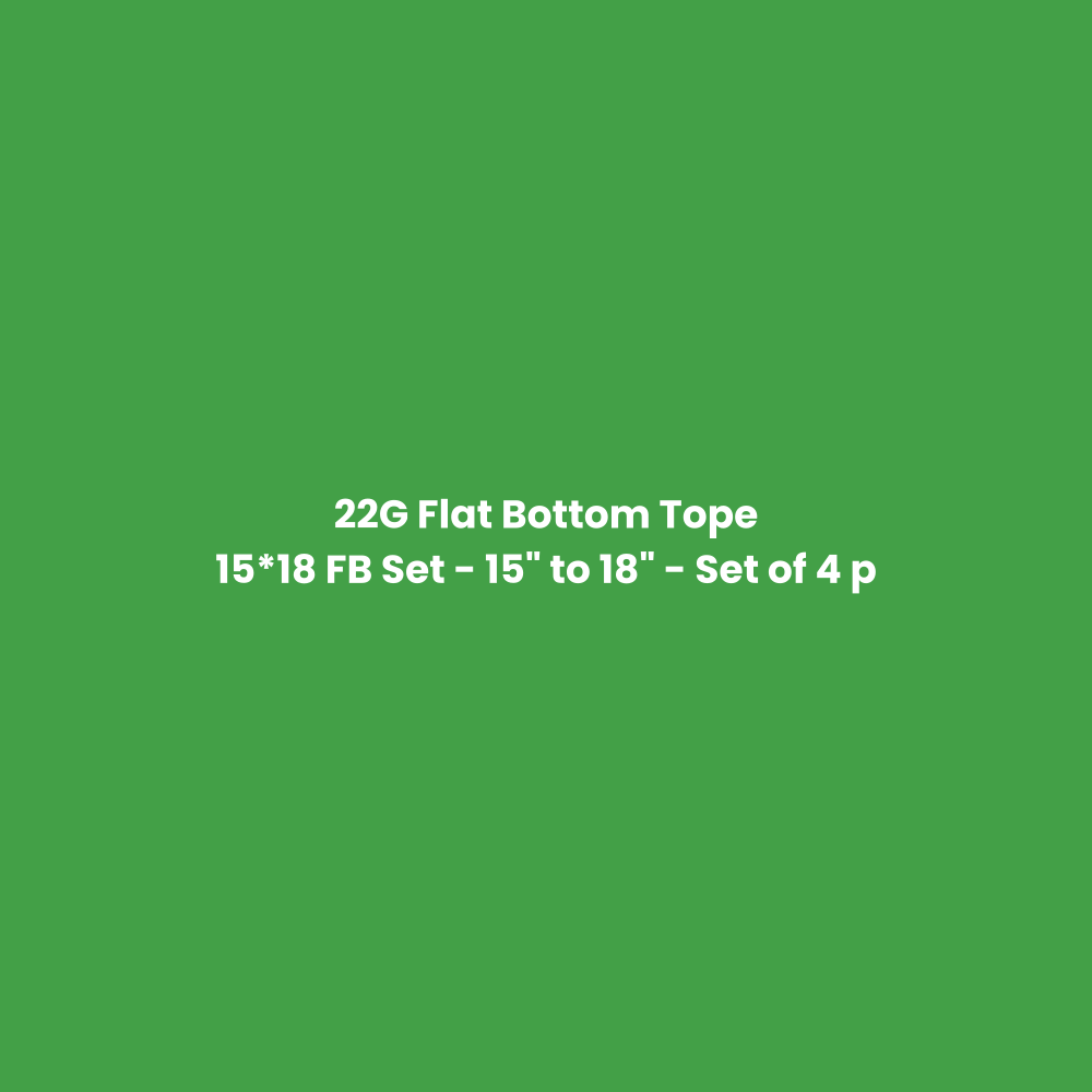 Stainless Steel Tope (Bhagona) 22G Flat Bottom
