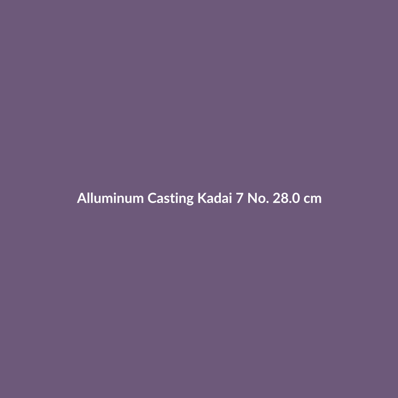 Alluminum Casting Kadai