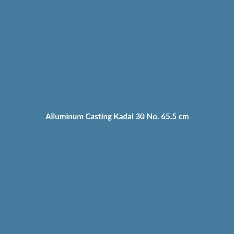Alluminum Casting Kadai