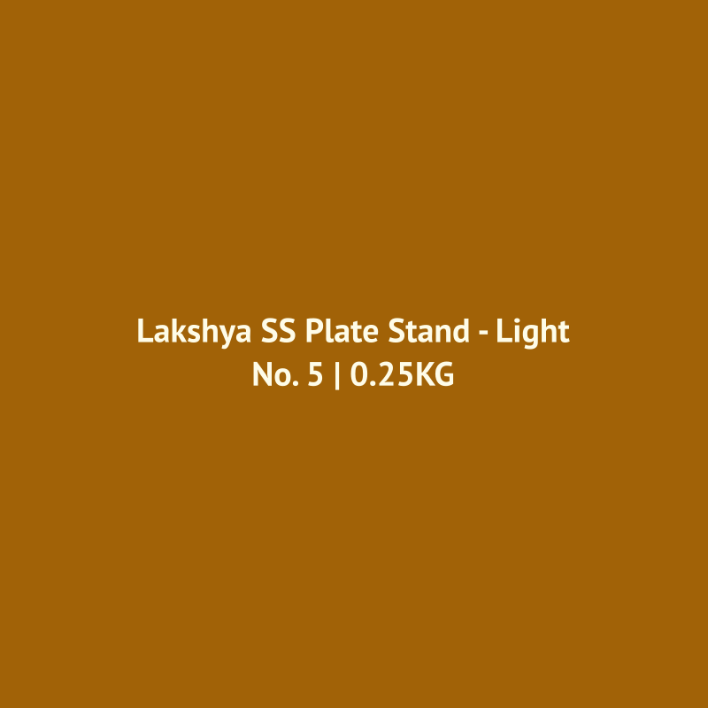 Stainless Steel Plate Stand - Light
