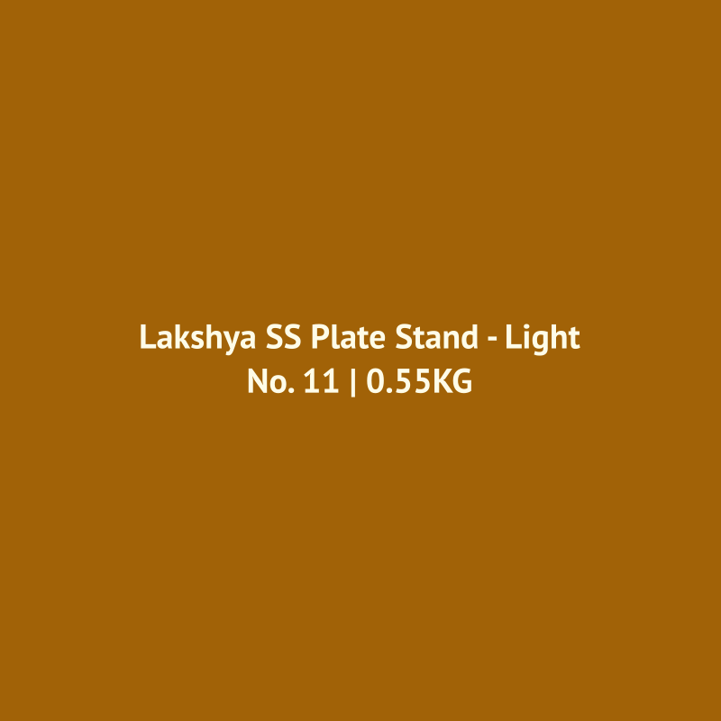 Stainless Steel Plate Stand - Light